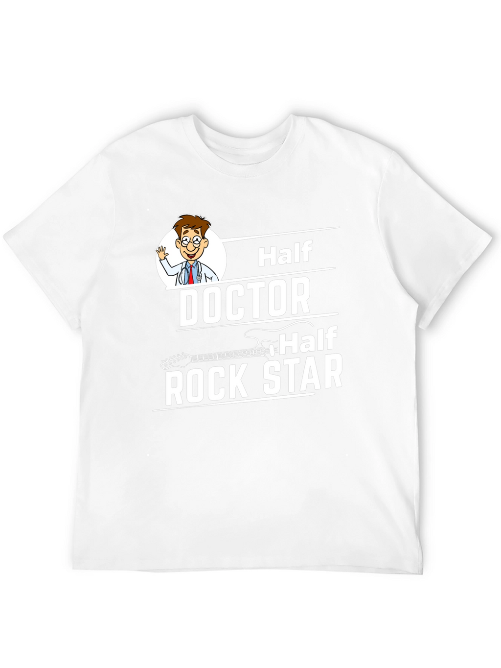 Half Doctor Half Rock Star Graphic Tee