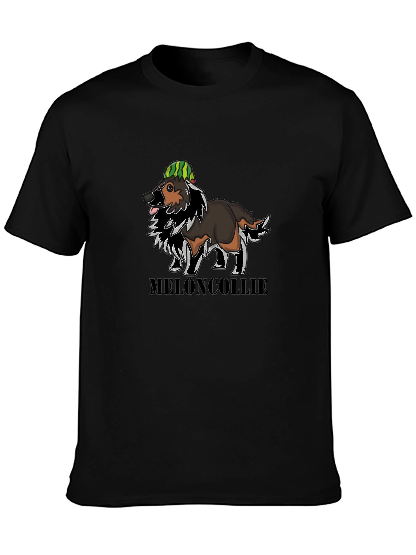 Meloncollie Dog T-Shirt - Funny Collie Tee