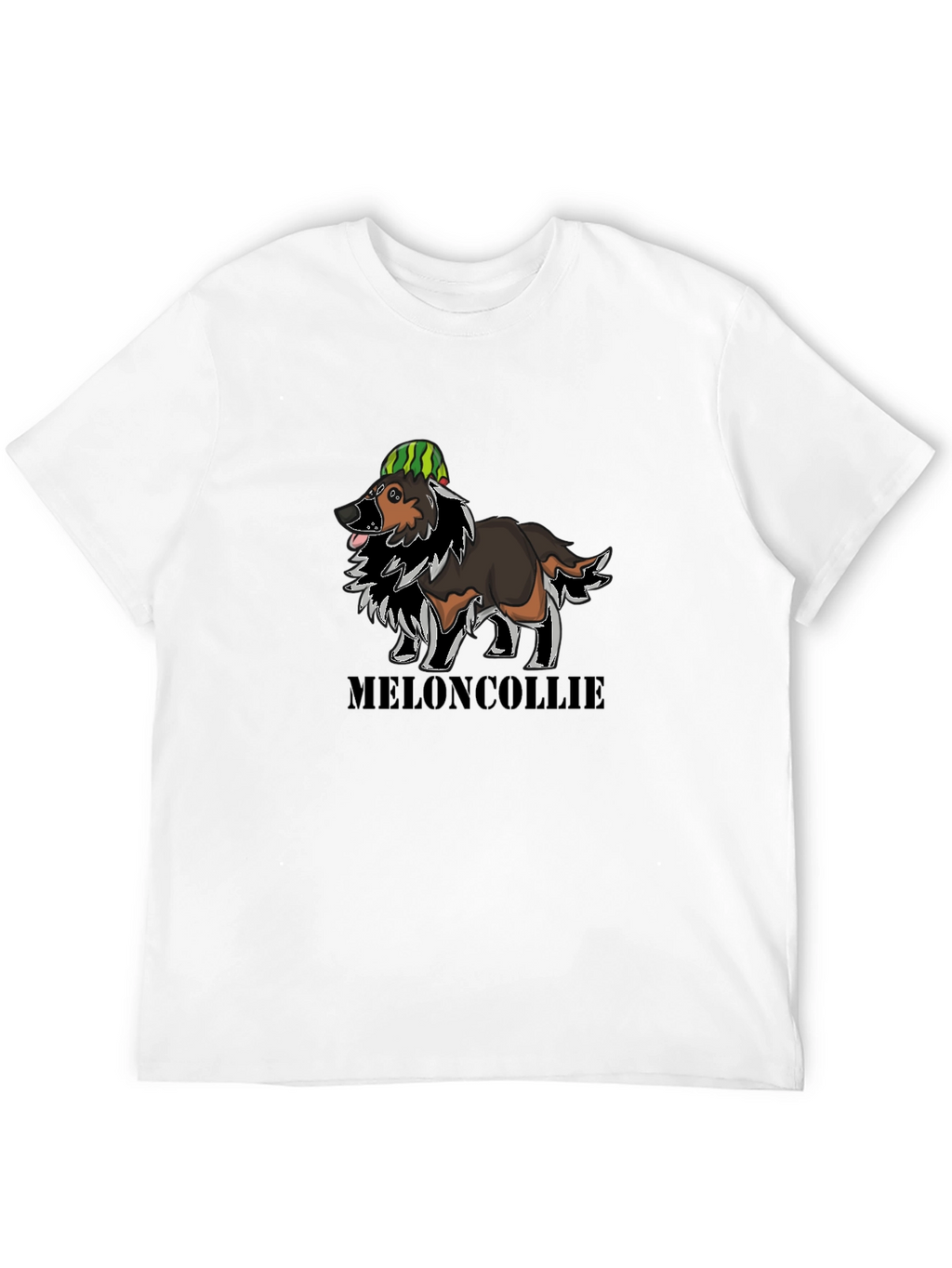 Meloncollie Dog T-Shirt - Funny Collie Tee