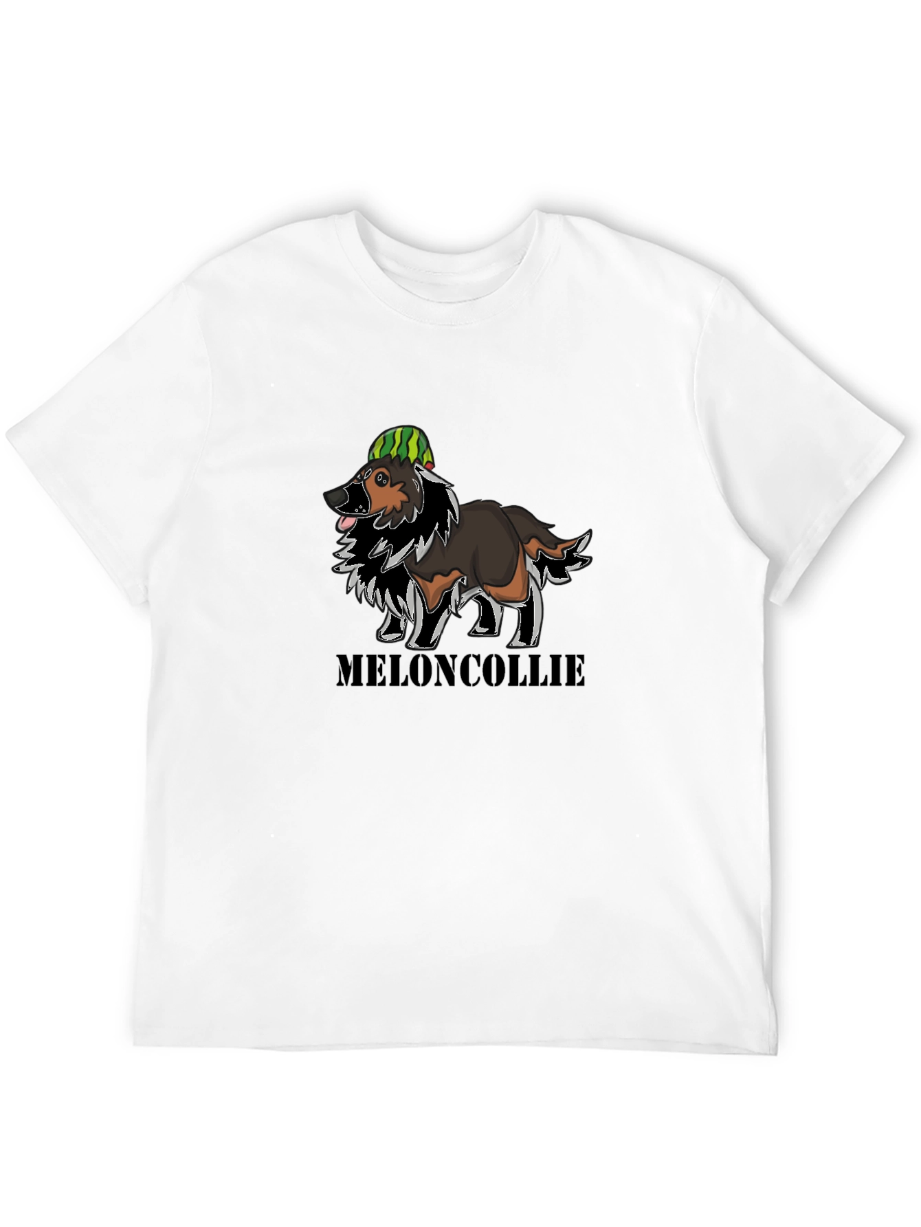 Meloncollie Dog T-Shirt - Funny Collie Tee