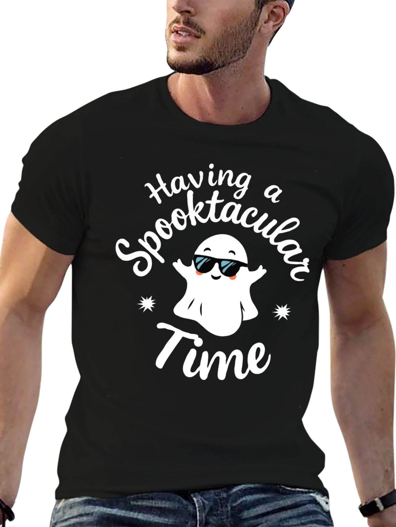 Spooktacular Time Halloween Ghost T-Shirt
