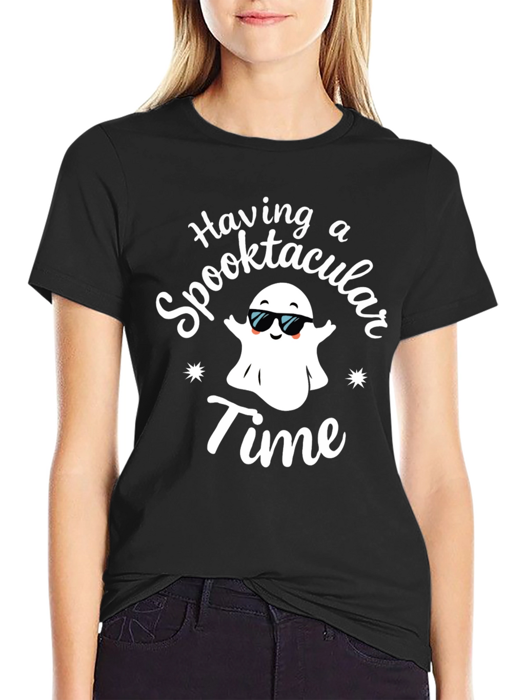 Spooktacular Time Halloween Ghost T-Shirt