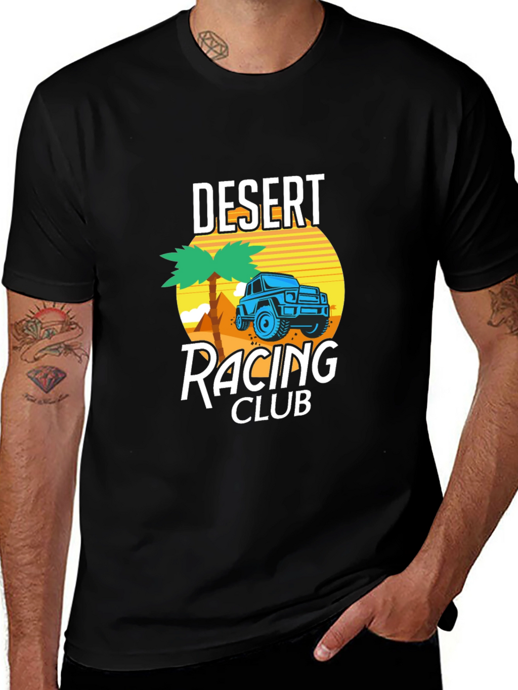 Desert Racing Club T-Shirt - Black