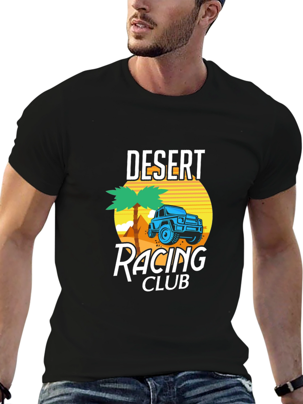 Desert Racing Club T-Shirt - Black