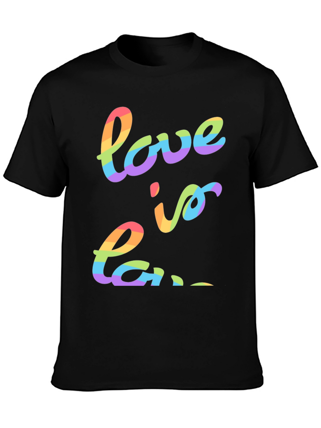 Love Is Love Rainbow Graphic Tee