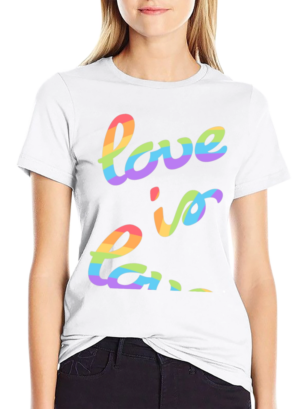 Love Is Love Rainbow Graphic Tee