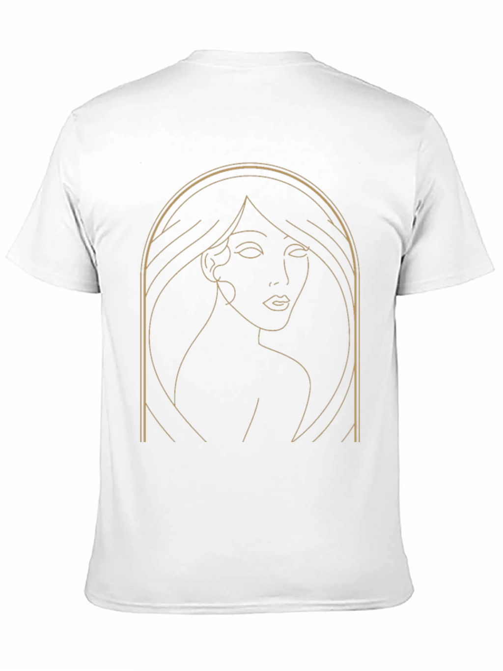 Minimalist Woman Line Art Graphic T-Shirt