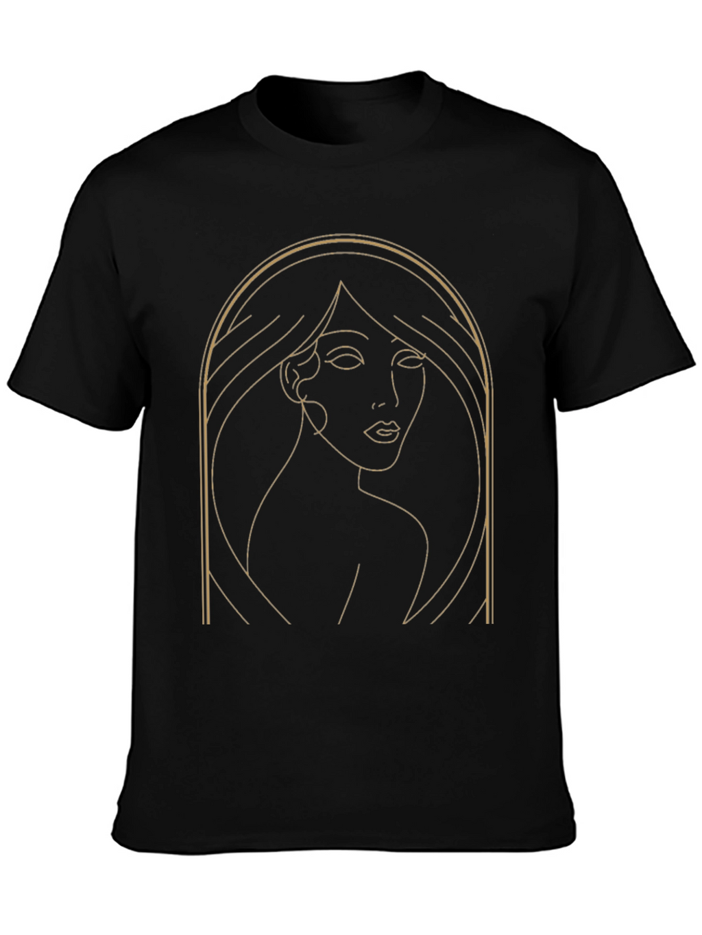 Minimalist Woman Line Art Graphic T-Shirt