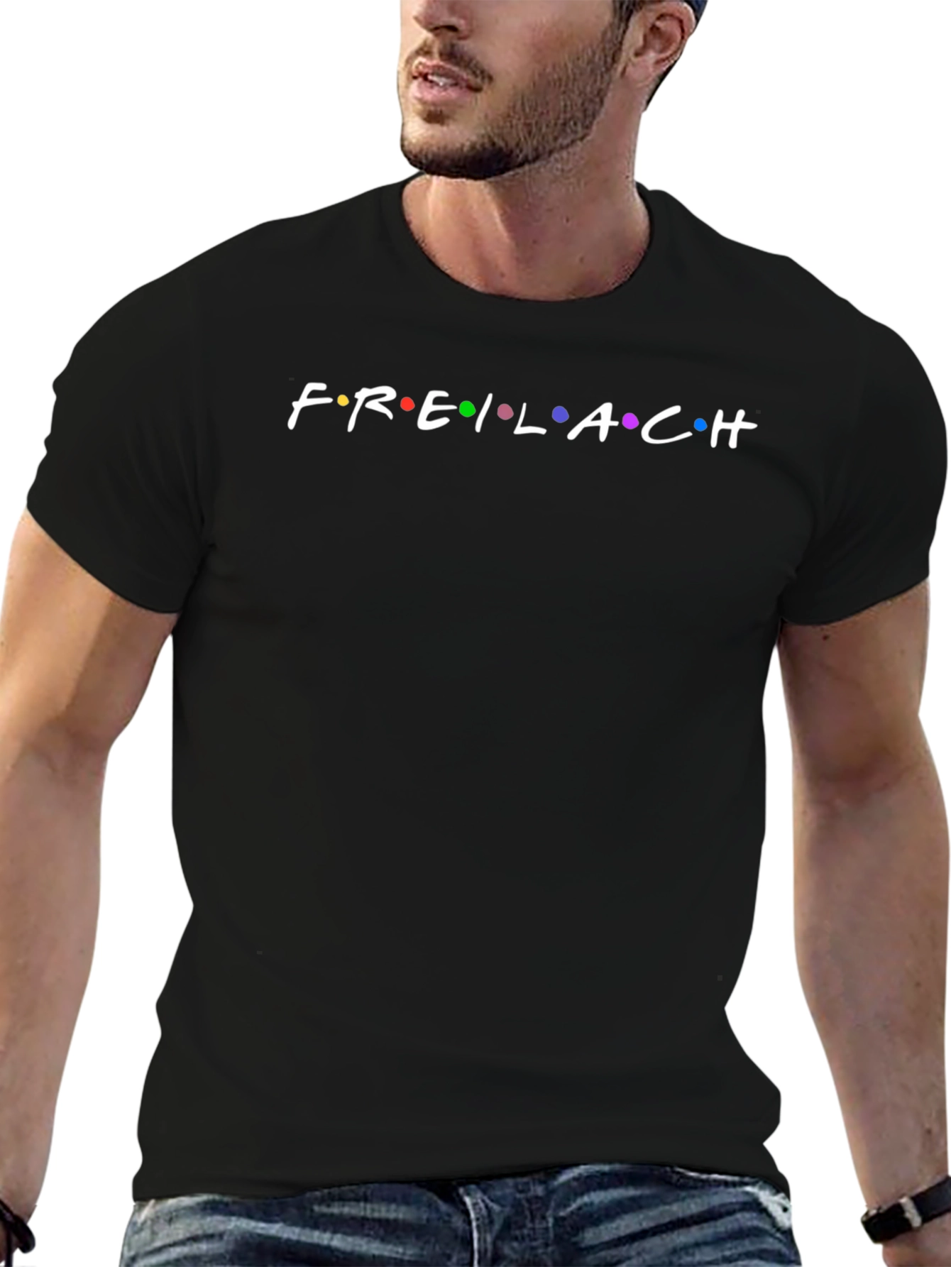 Frelach Friends Style Black T-Shirt