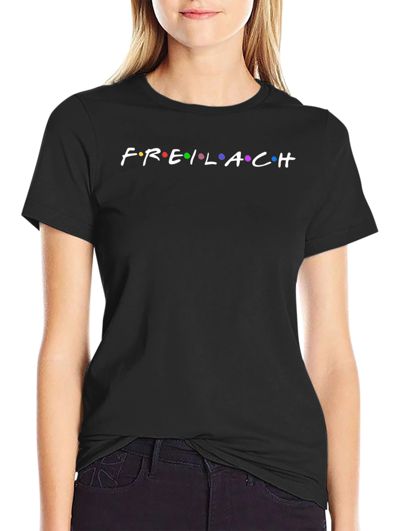 Frelach Friends Style Black T-Shirt