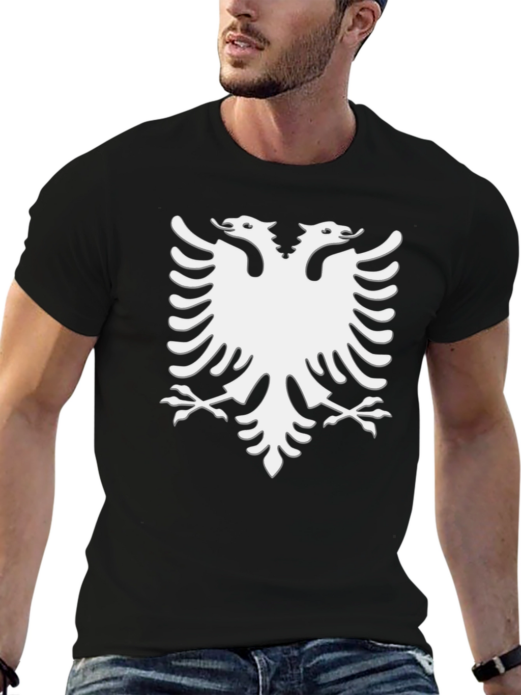 Albanian Eagle Black T-Shirt