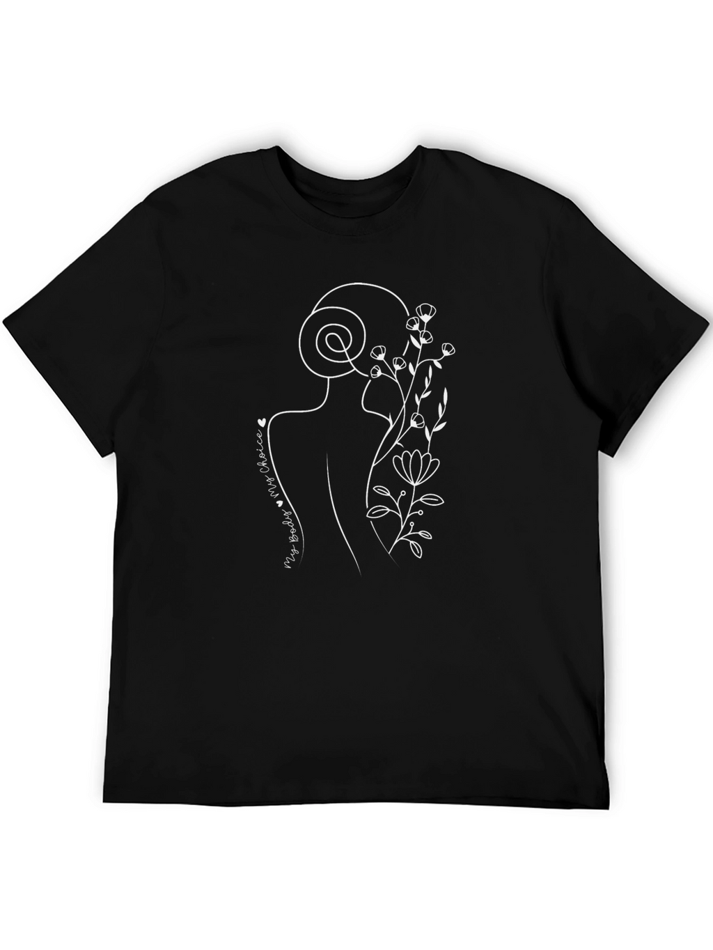 My Body My Choice Black Graphic Tee