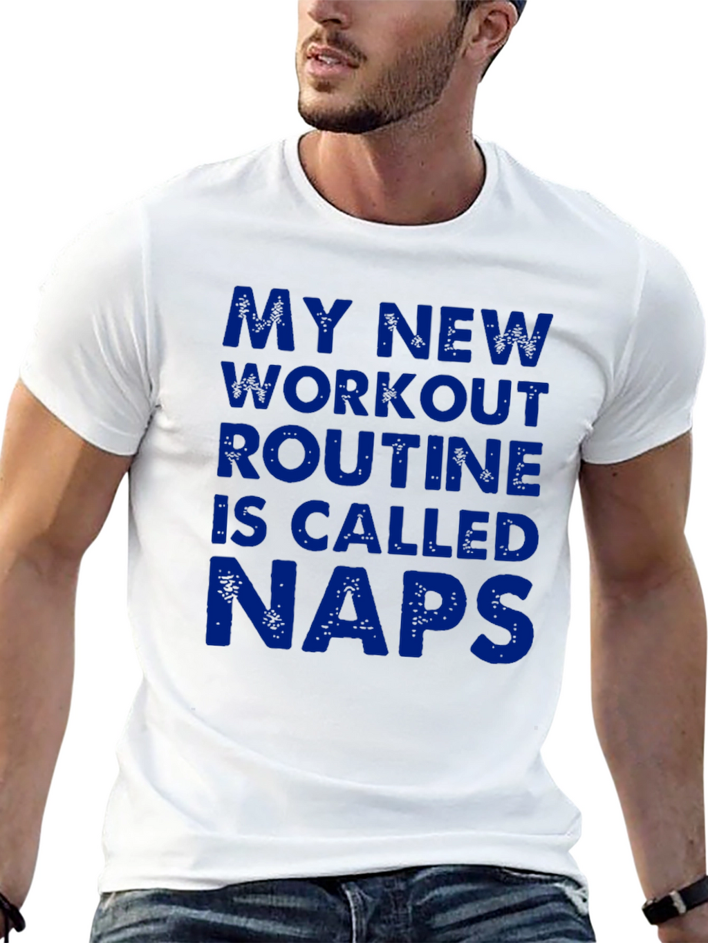 Funny Naps Workout Routine Graphic T-Shirt