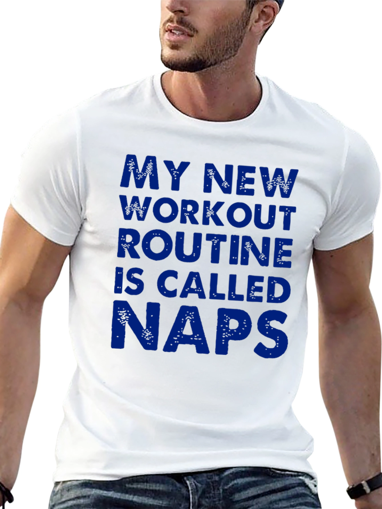 Funny Naps Workout Routine Graphic T-Shirt
