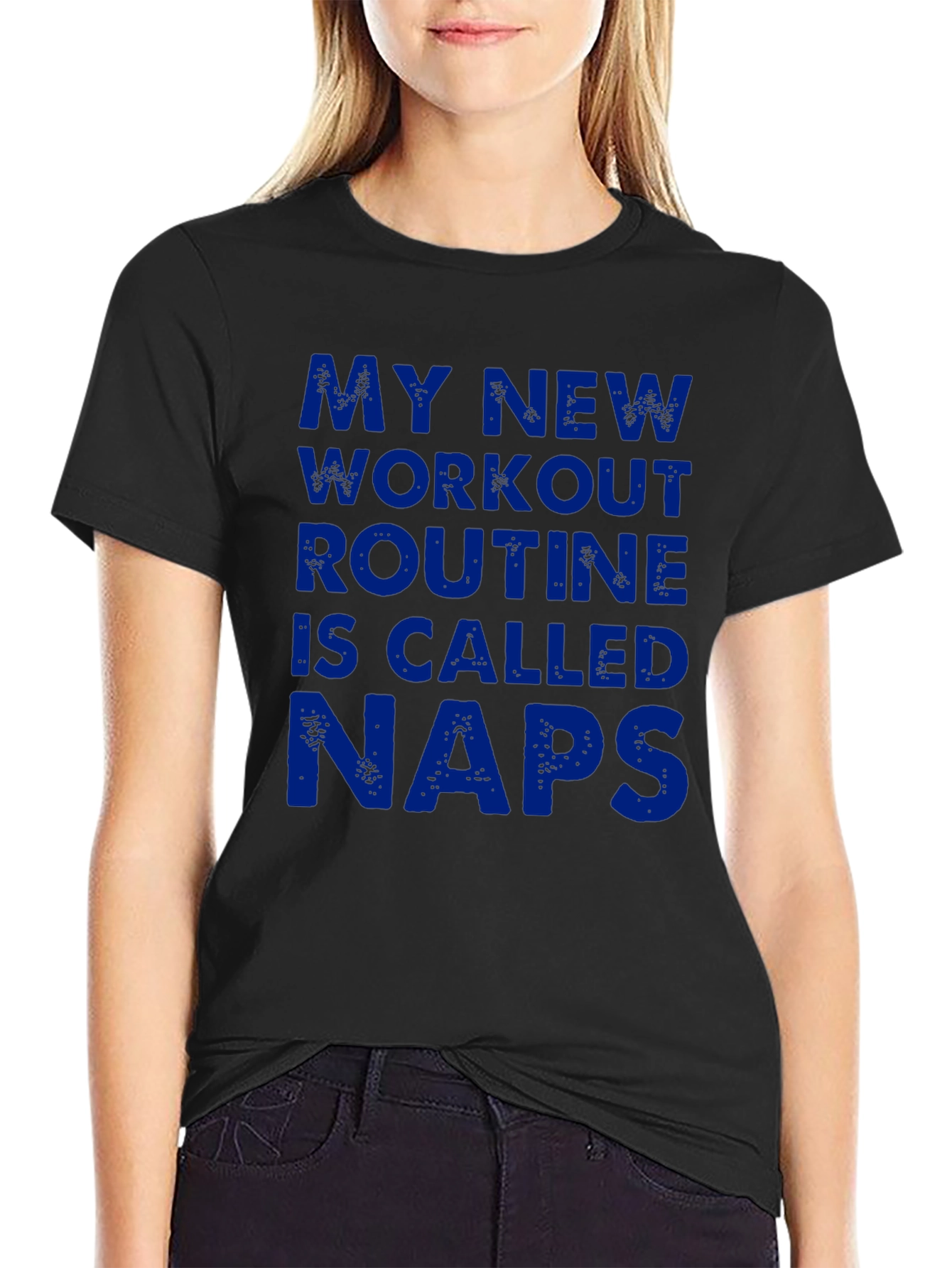 Funny Naps Workout Routine Graphic T-Shirt