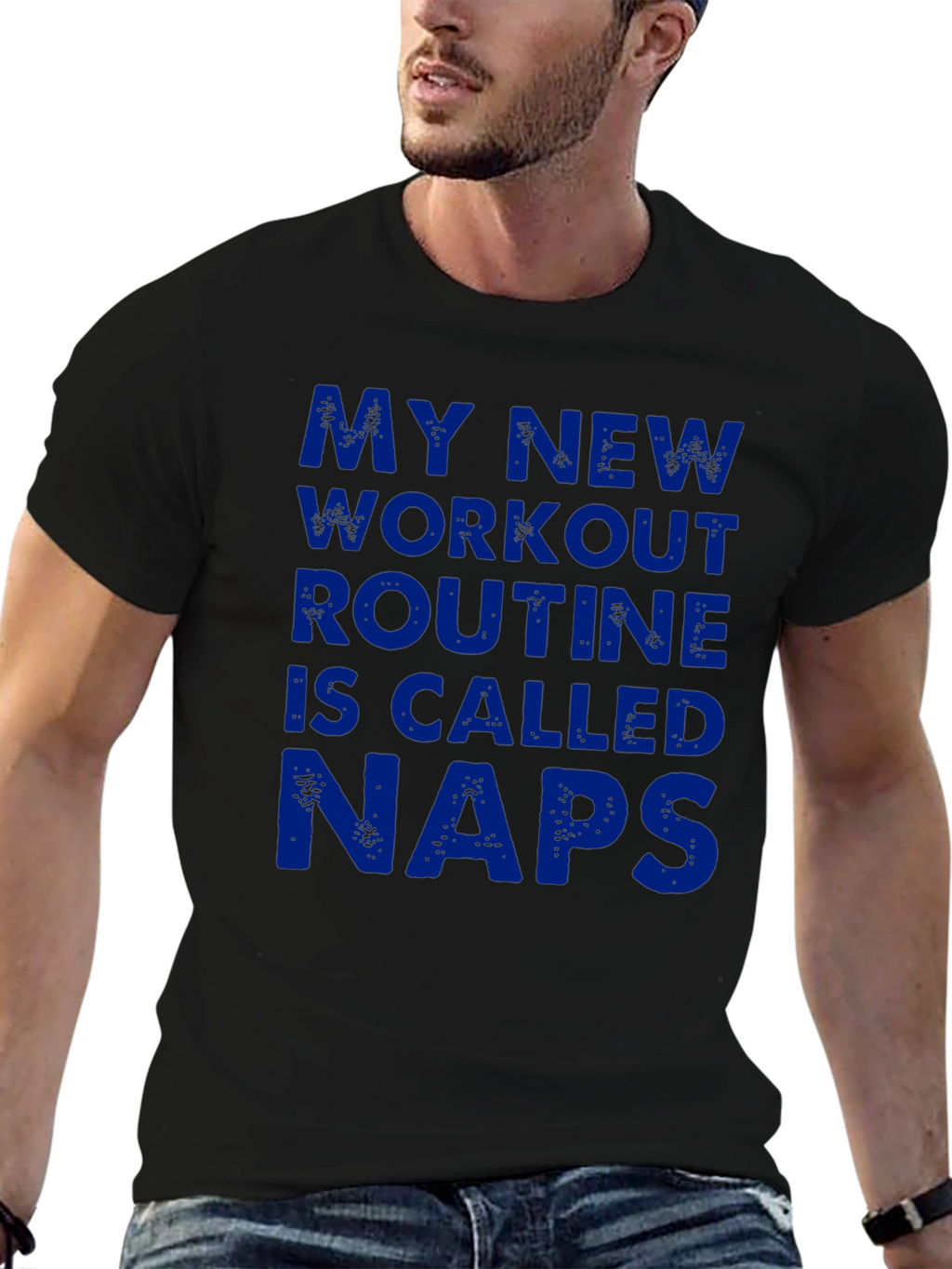 Funny Naps Workout Routine Graphic T-Shirt