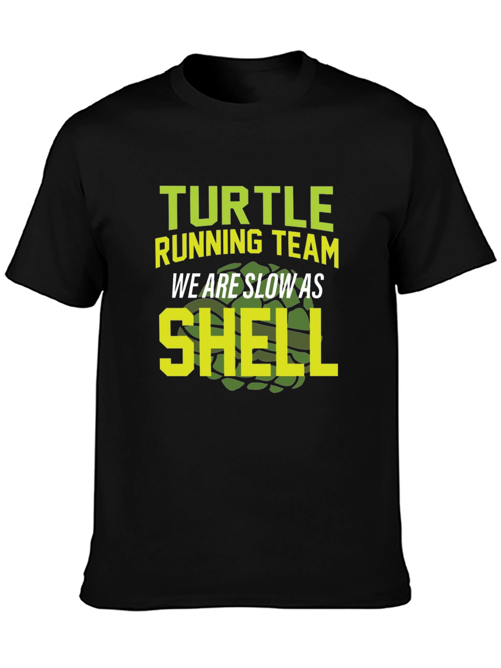 Turtle Running Team T-Shirt - Slow As Shell