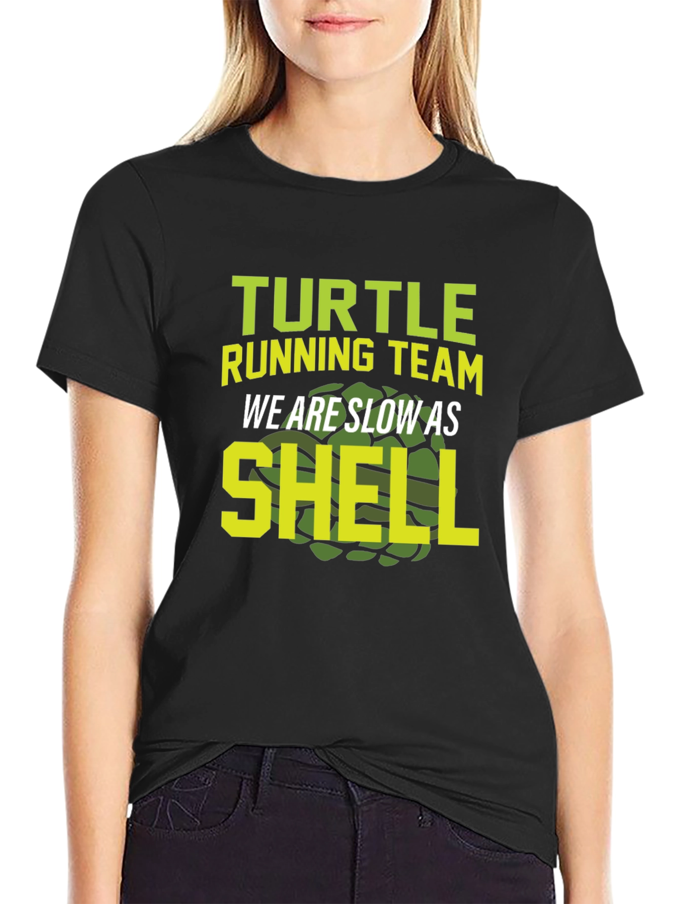 Turtle Running Team T-Shirt - Slow As Shell