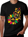 Fiesta Sunflower Graphic Tee - Cinco de Mayo Style