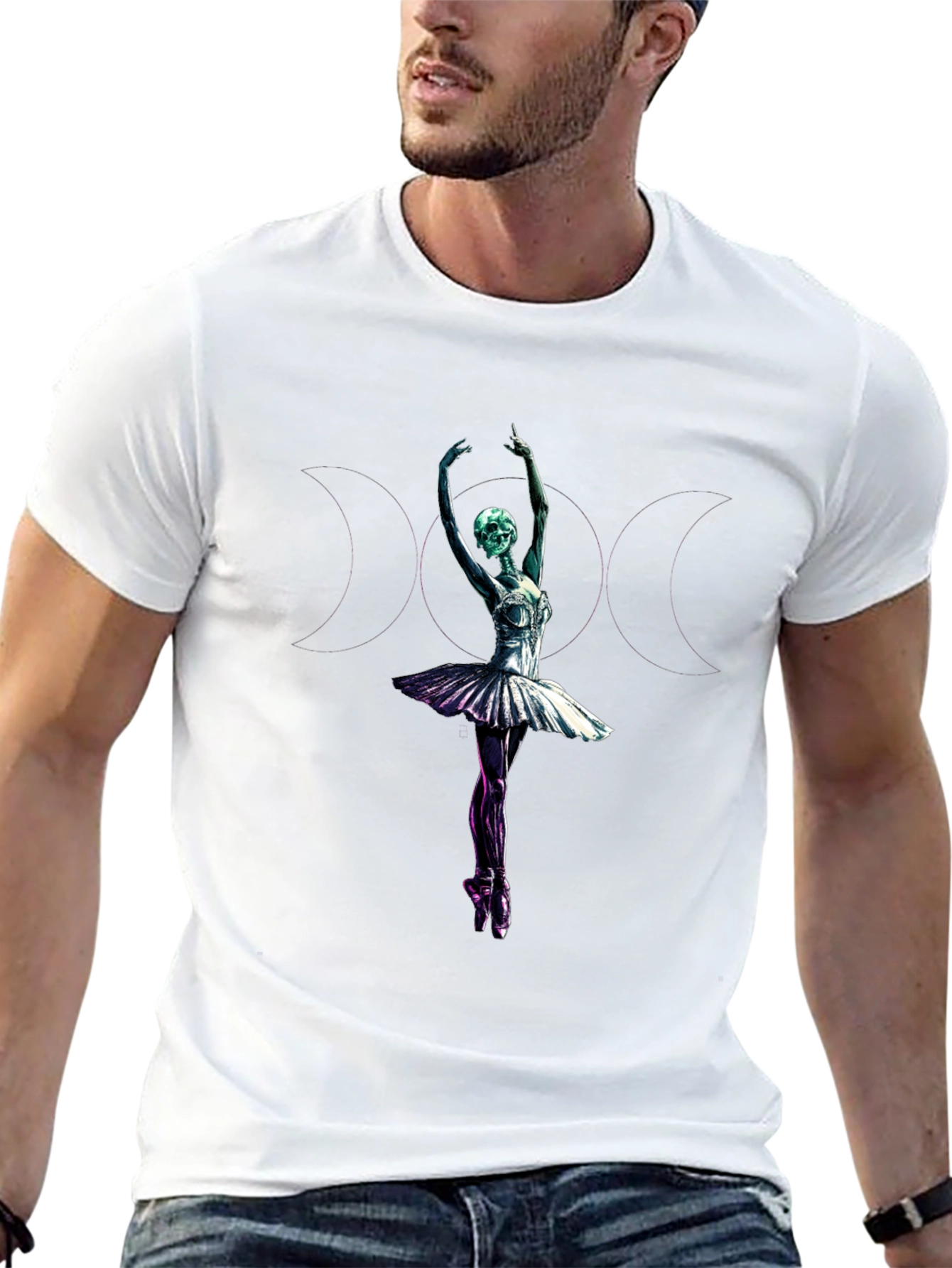 Skeleton Ballerina Graphic Tee