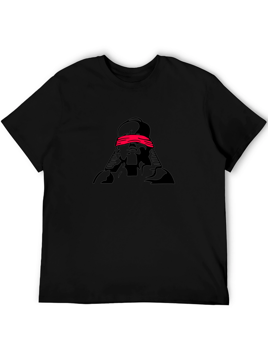 Blind Pharaoh Graphic Tee - Premium Black T-Shirt