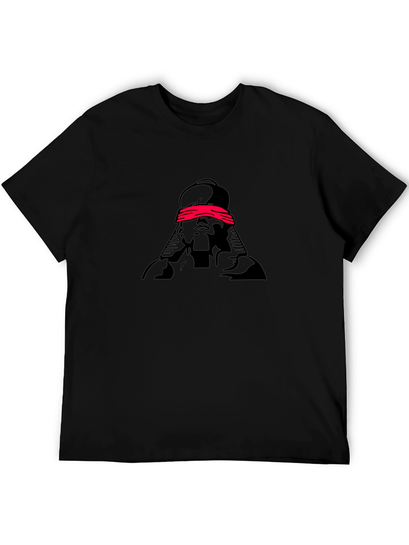 Blind Pharaoh Graphic Tee - Premium Black T-Shirt