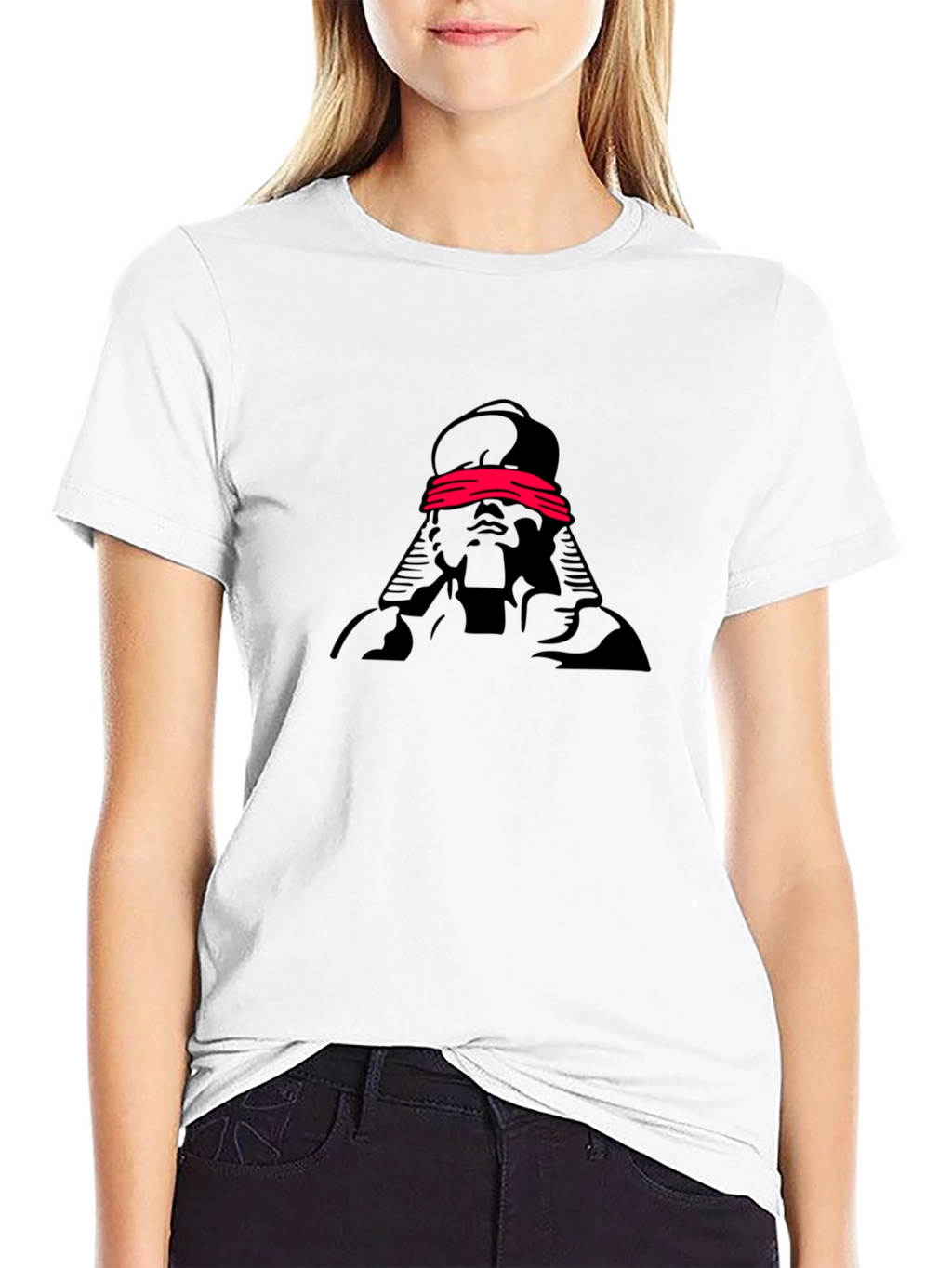 Blind Pharaoh Graphic Tee - Premium Black T-Shirt