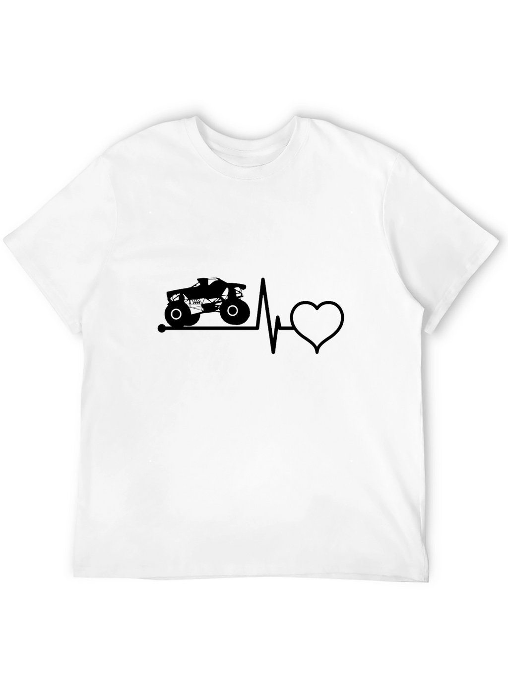 ATV Heartbeat T-Shirt - Black Graphic Tee