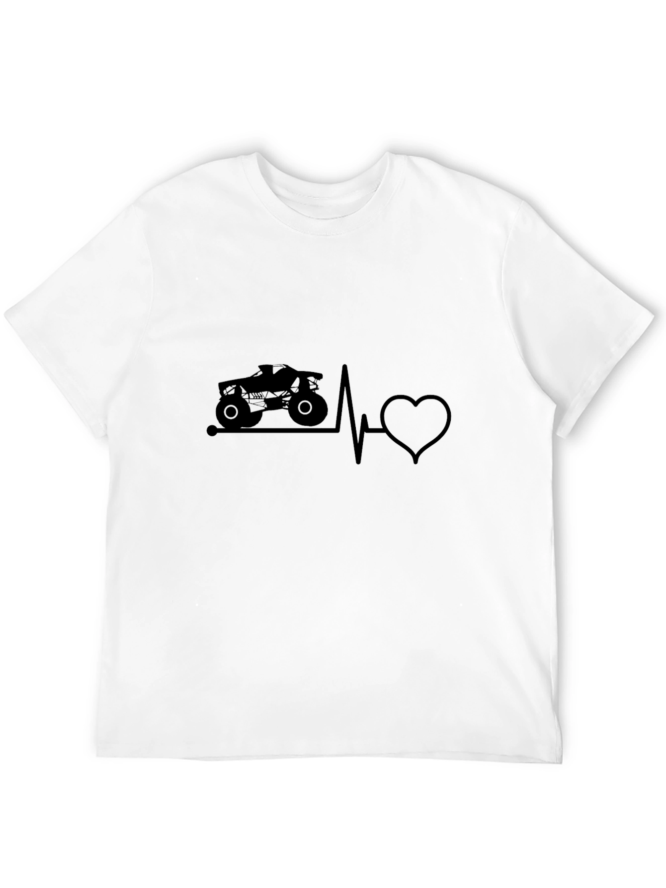 ATV Heartbeat T-Shirt - Black Graphic Tee