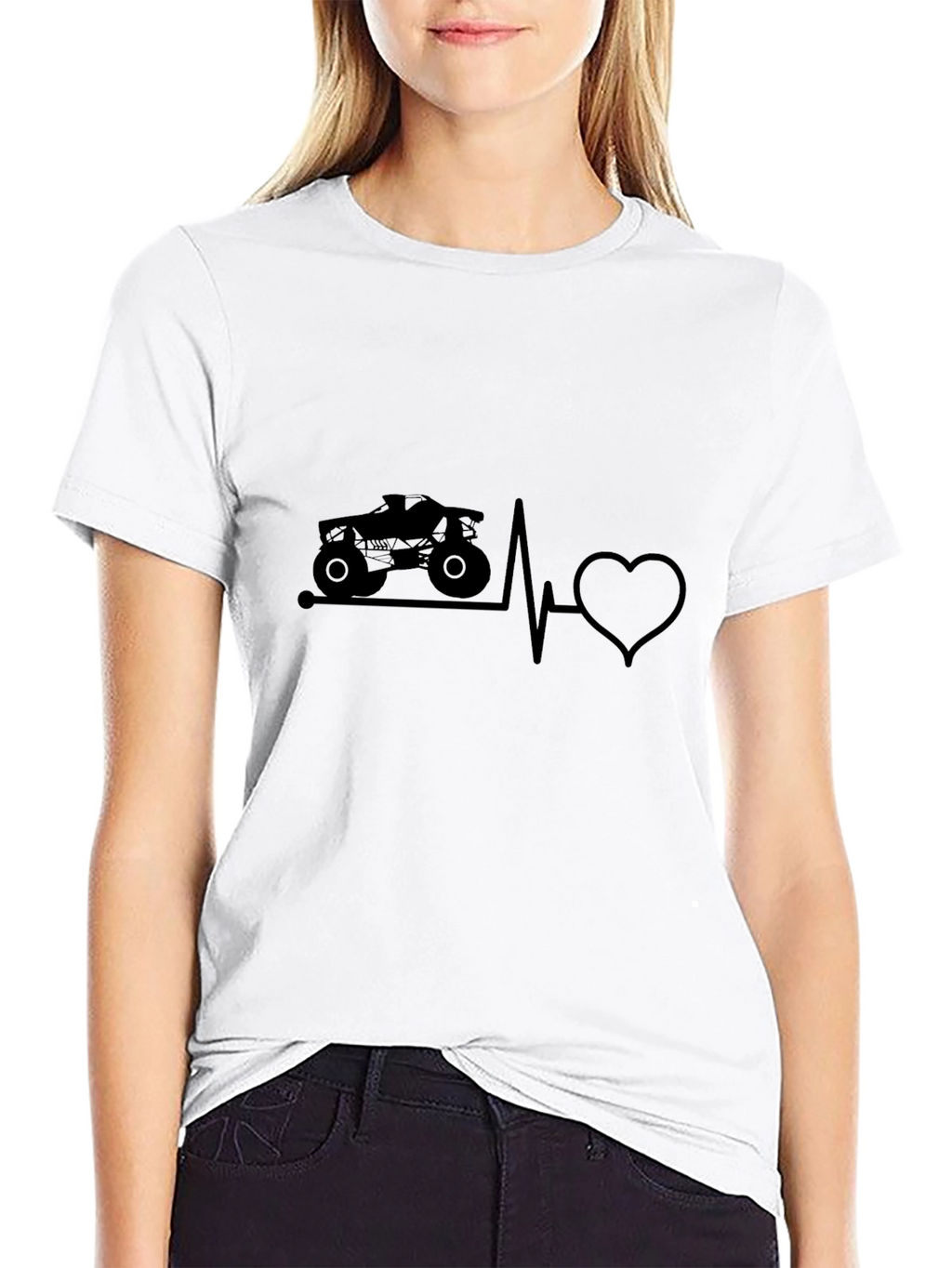 ATV Heartbeat T-Shirt - Black Graphic Tee