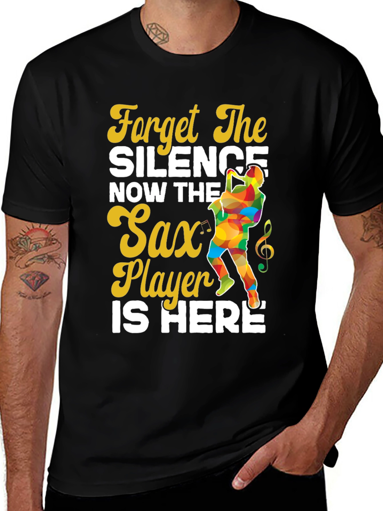 Sax Player Graphic Tee