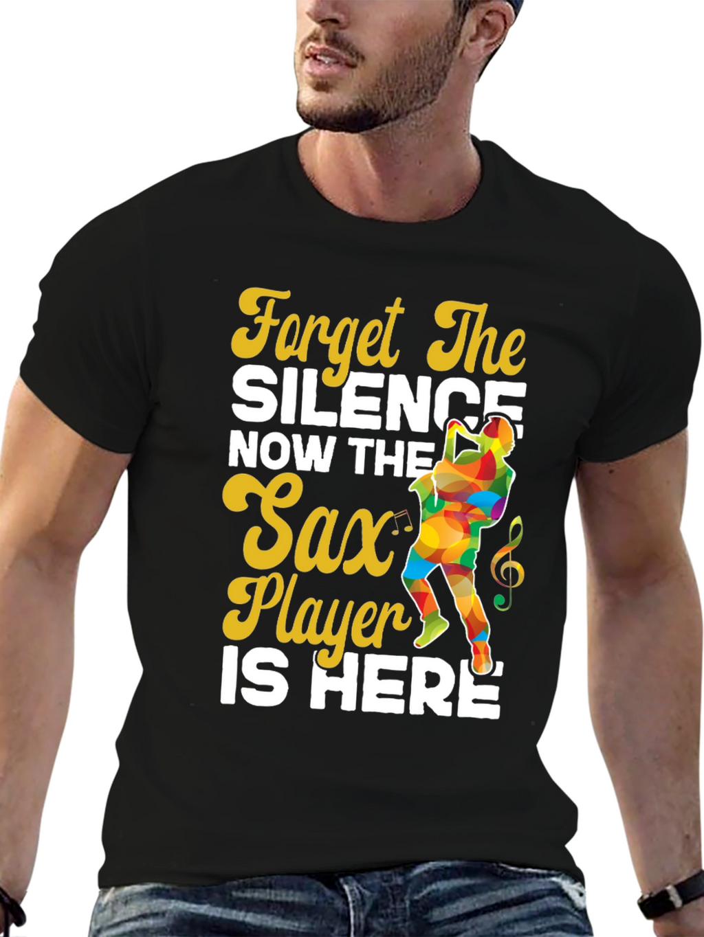 Sax Player Graphic Tee