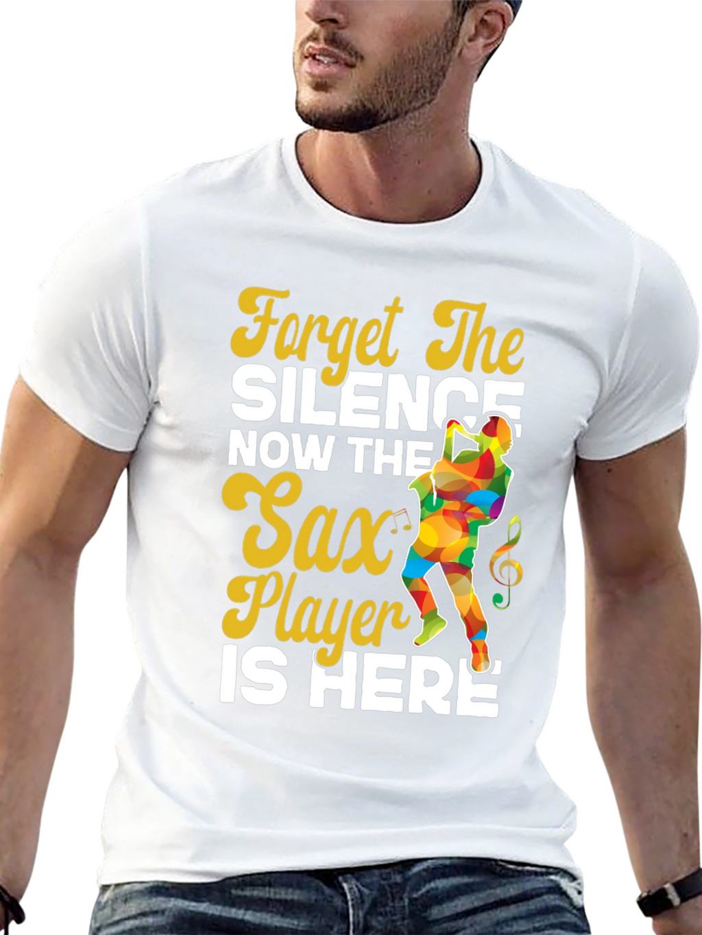 Sax Player Graphic Tee