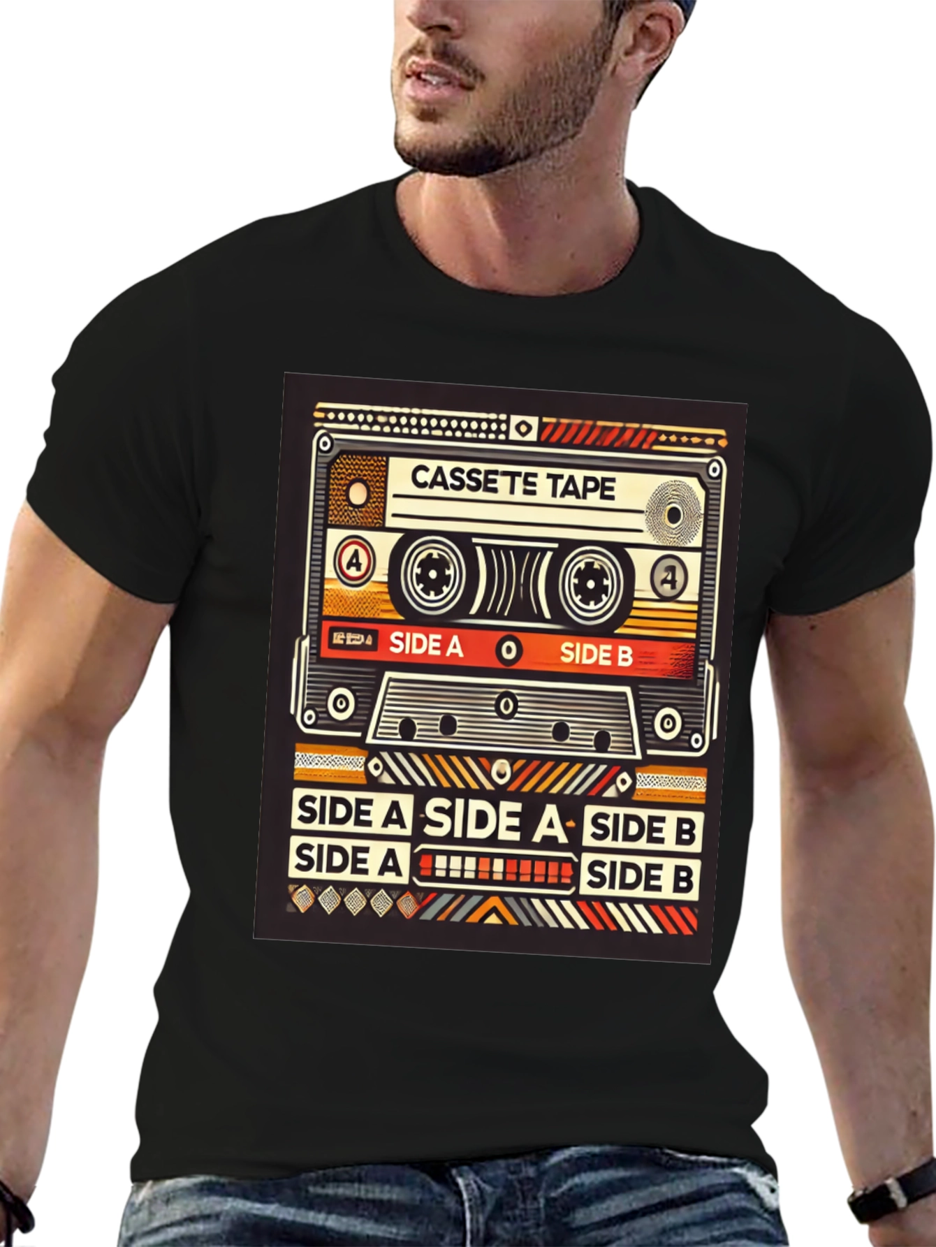Retro Cassette Tape Graphic Tee