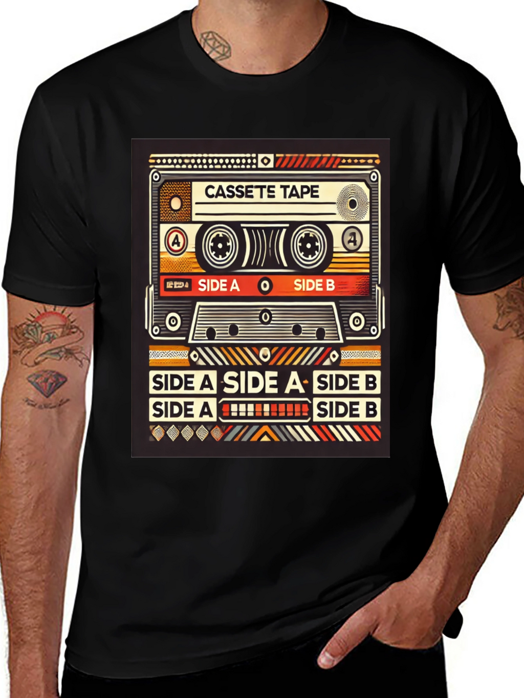 Retro Cassette Tape Graphic Tee