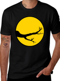 Graphic Tee - Moonlit Branch Design Unisex