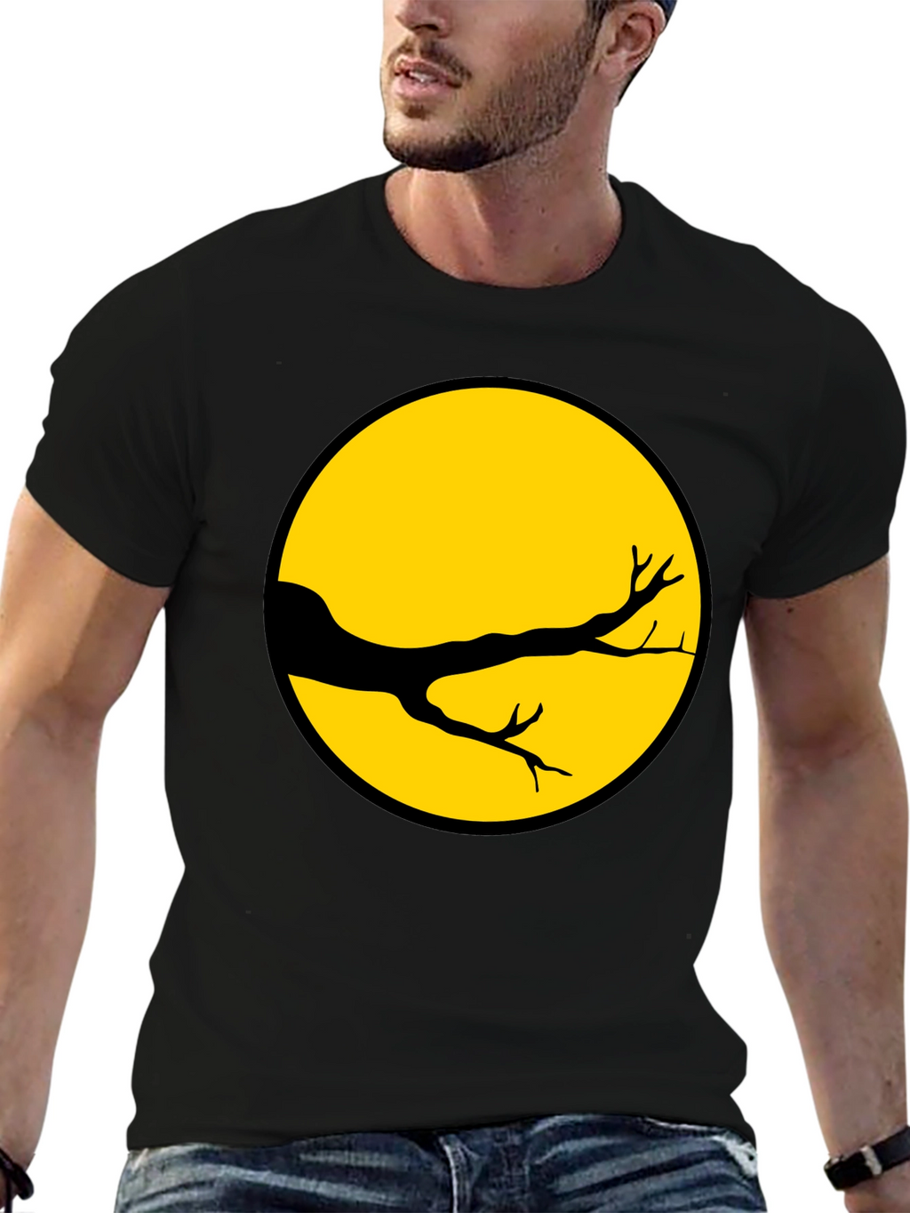 Graphic Tee - Moonlit Branch Design Unisex