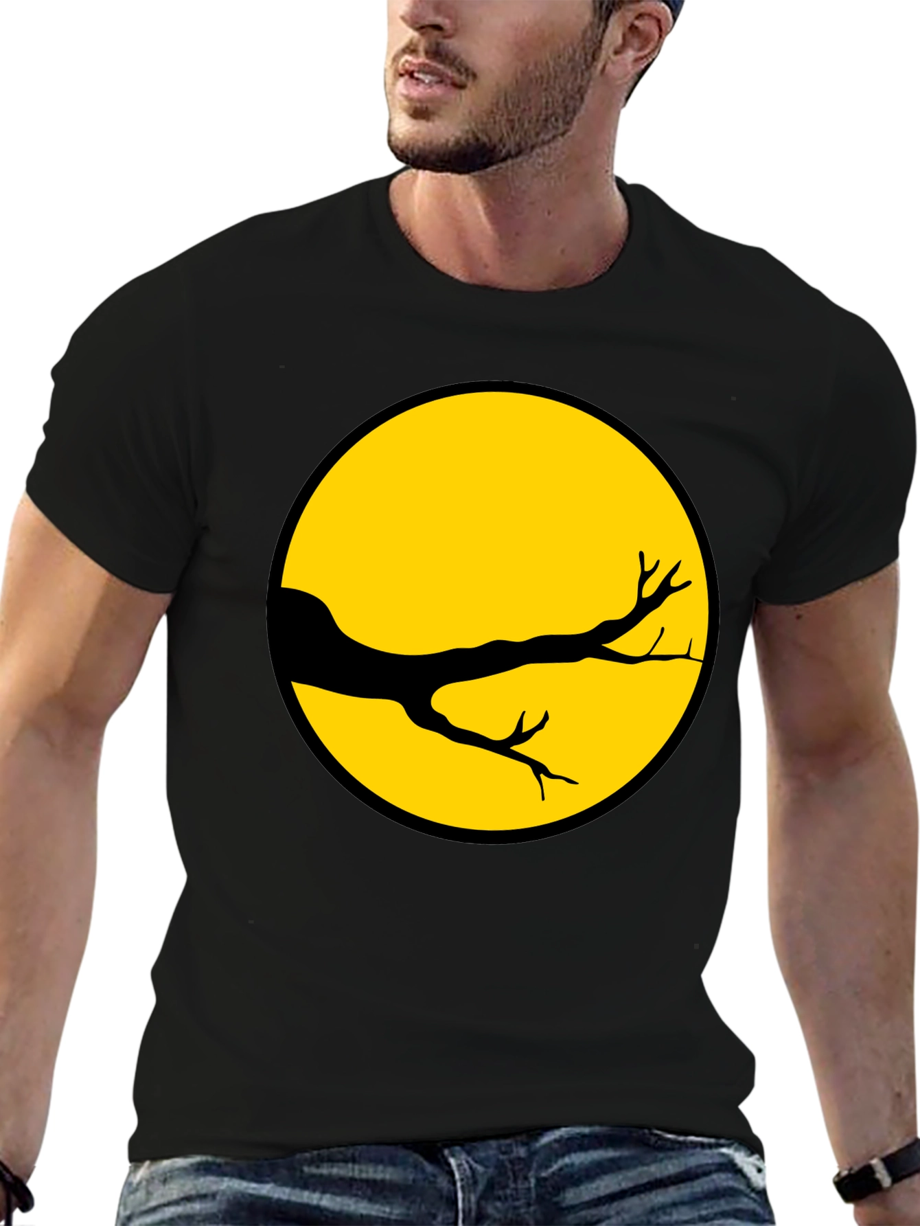 Graphic Tee - Moonlit Branch Design Unisex