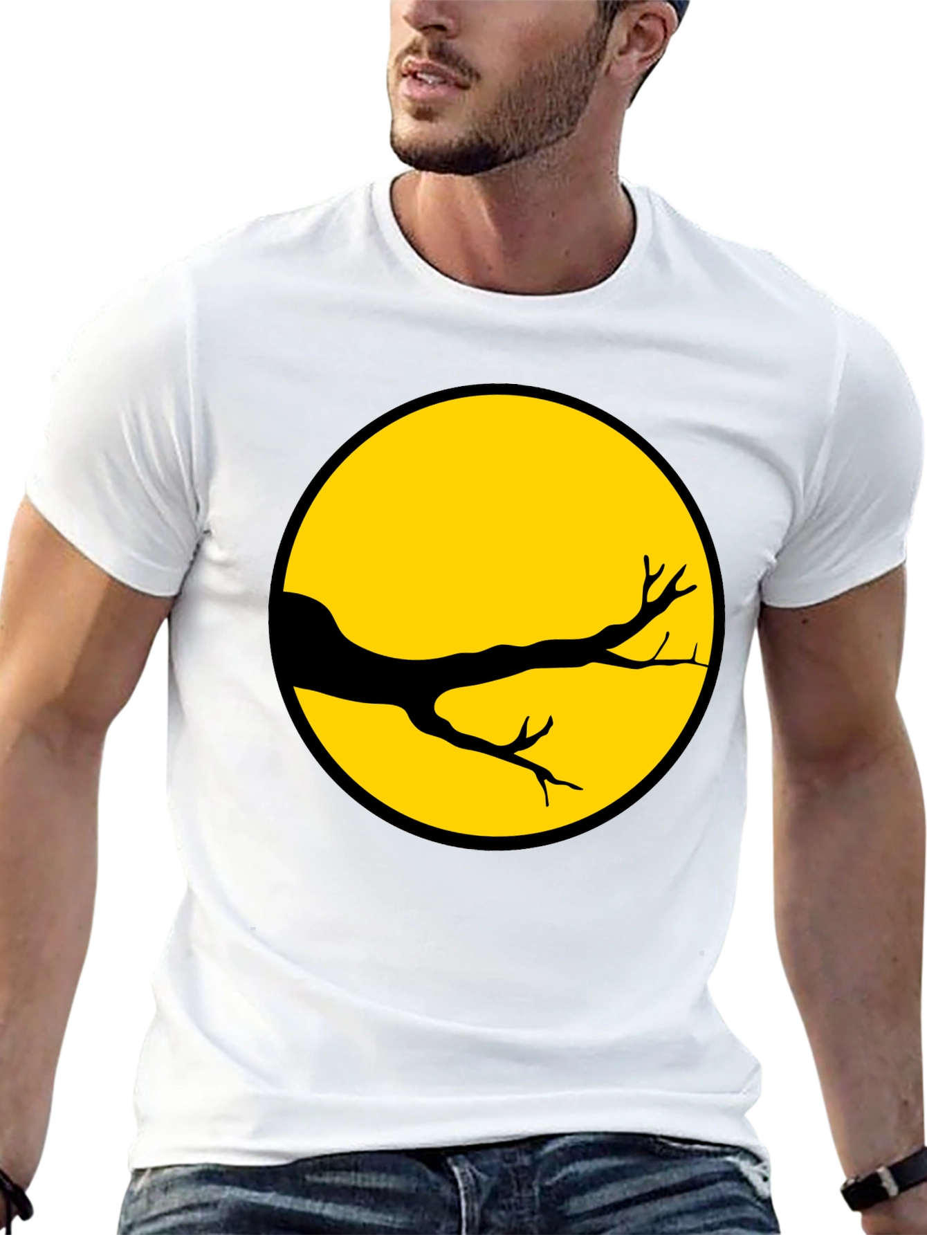 Graphic Tee - Moonlit Branch Design Unisex