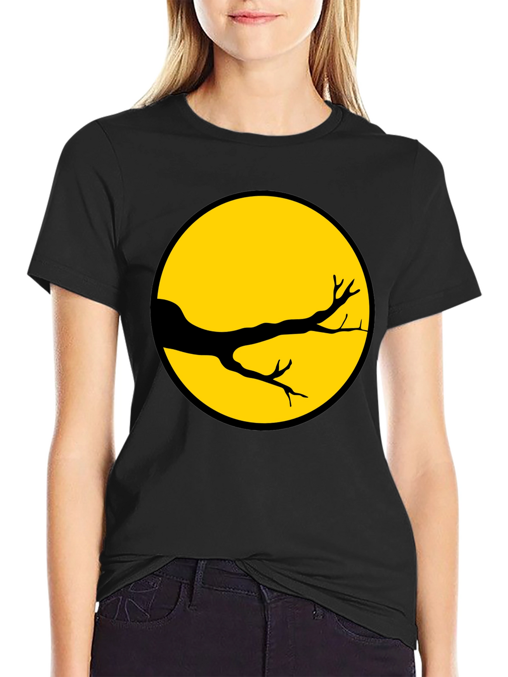 Graphic Tee - Moonlit Branch Design Unisex