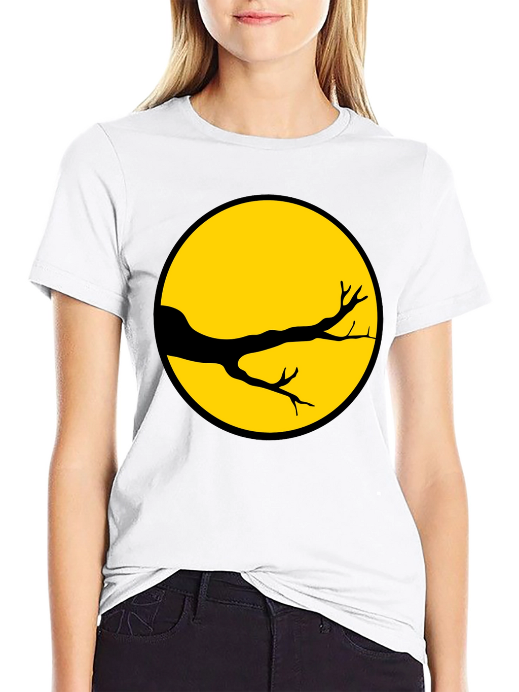 Graphic Tee - Moonlit Branch Design Unisex