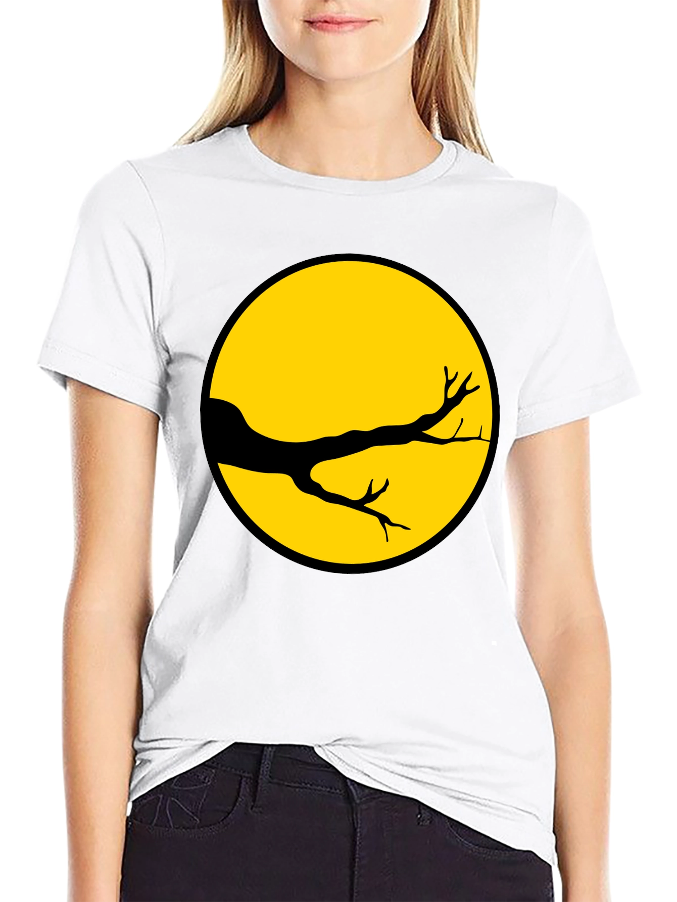 Graphic Tee - Moonlit Branch Design Unisex