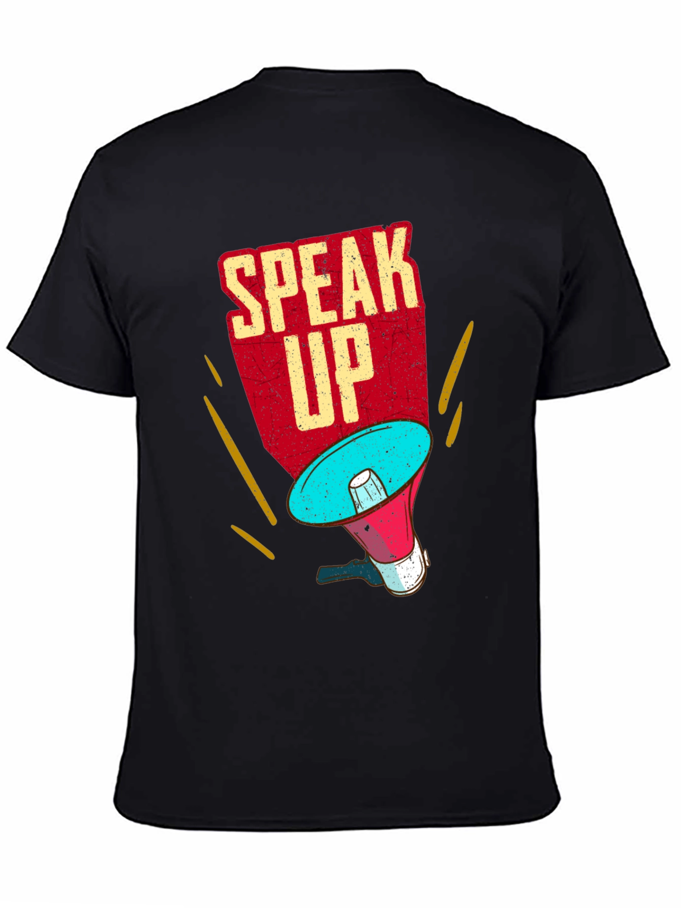 Speak Up T-Shirt - Megaphone Graphic Tee