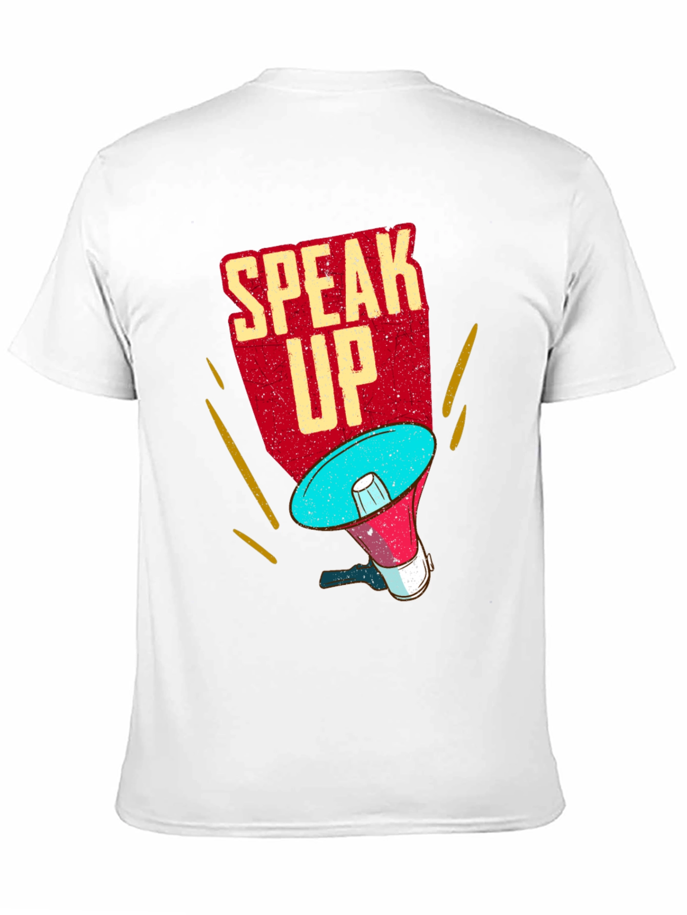 Speak Up T-Shirt - Megaphone Graphic Tee