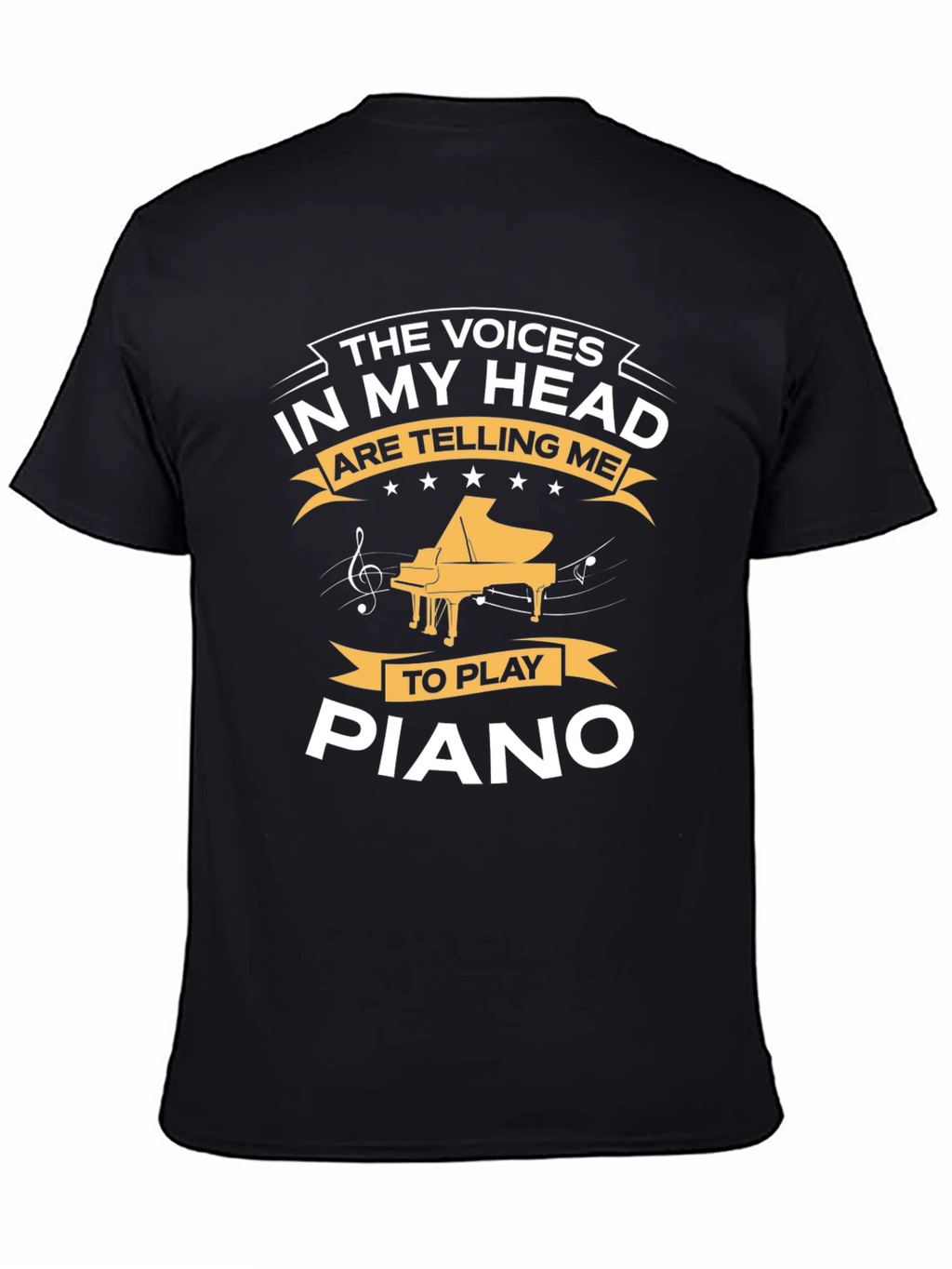 Voices in My Head Piano T-Shirt