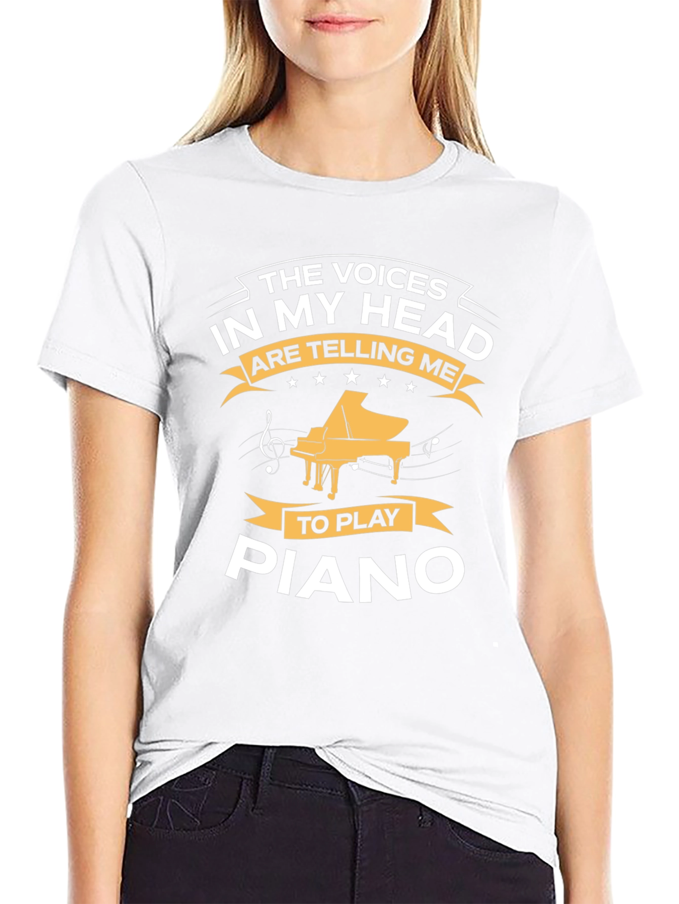 Voices in My Head Piano T-Shirt