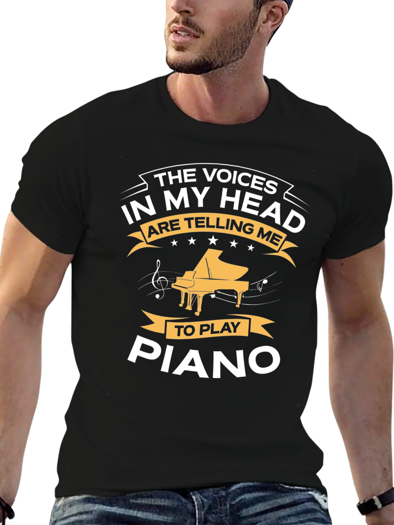Voices in My Head Piano T-Shirt
