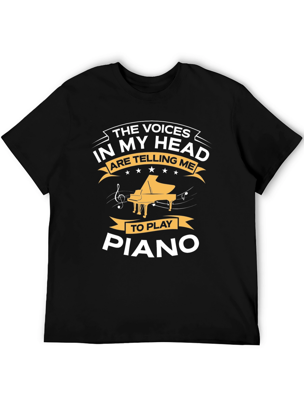 Voices in My Head Piano T-Shirt