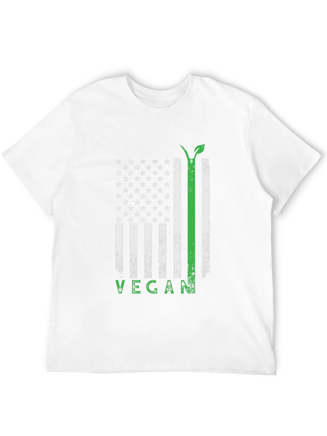 Vegan Flag T-Shirt - Black Tee