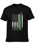 Vegan Flag T-Shirt - Black Tee